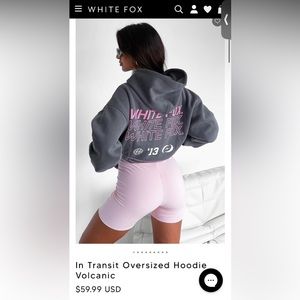 White Fox Boutique In Transit Oversize Hoodie